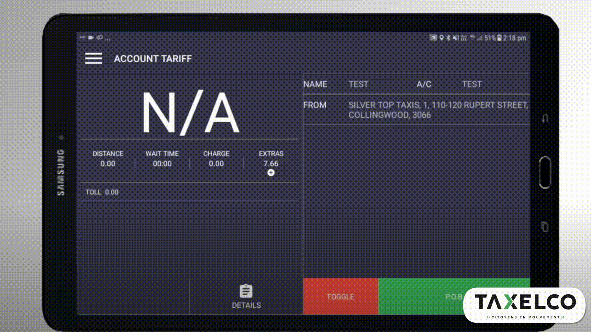 Chauffeur-utiliser-la-taximètre-virtuel - Démarrer une course