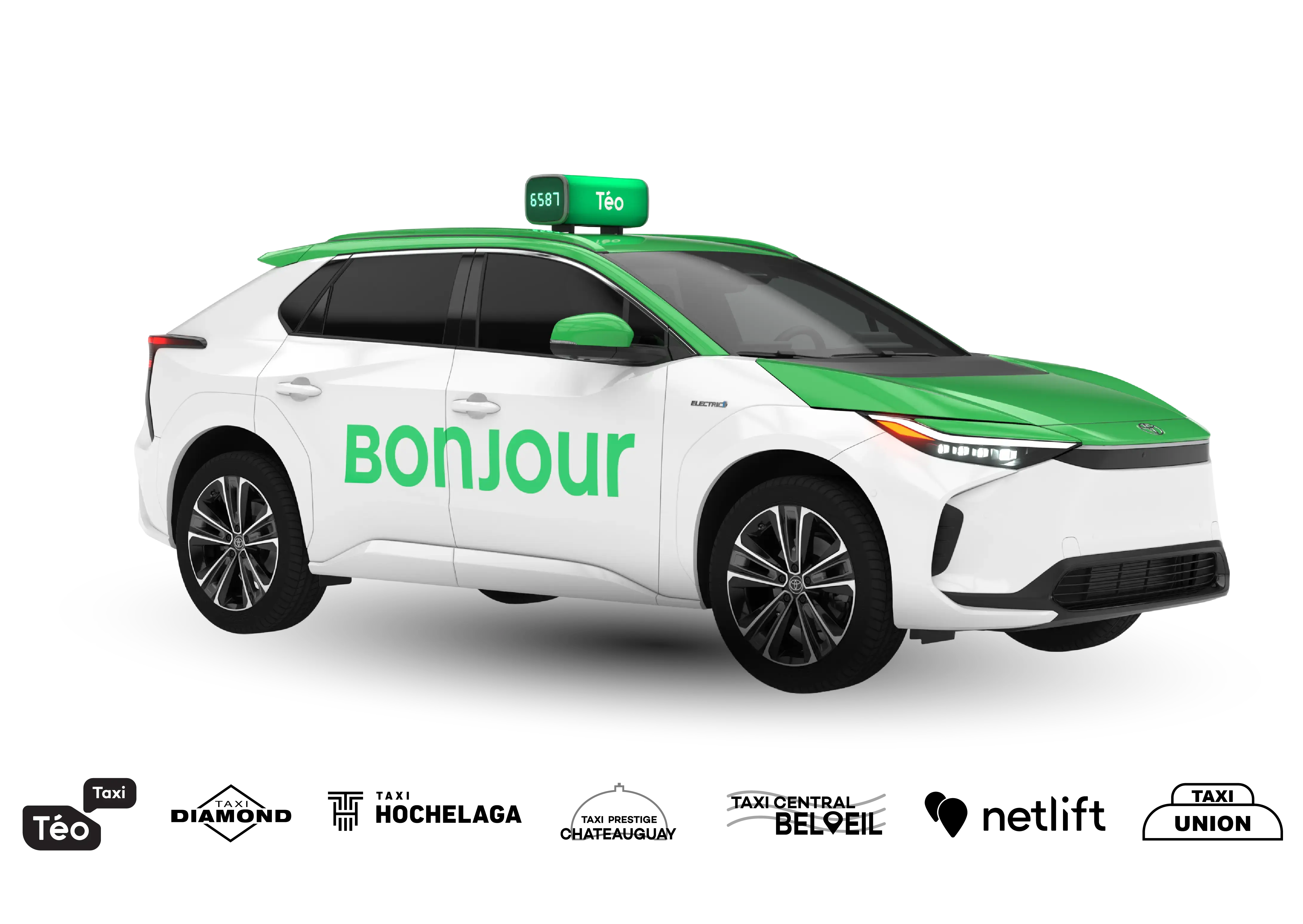 nouvelle voiture Téo avec logos bannières v1